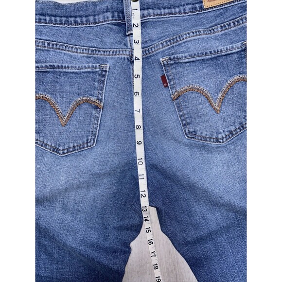 Levis 515 Womens Bootcut Stretch Denim Blue Jeans Size 8 S (30X29) Cowgirl Boho - Picture 9 of 9